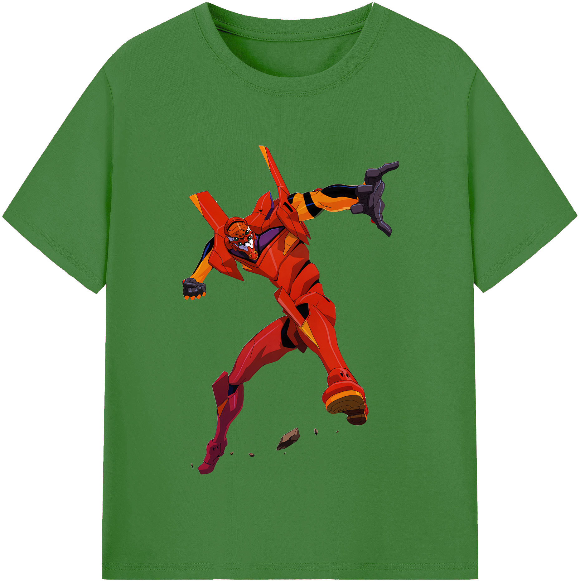 EVA 新世紀エヴァンゲリオン レディースカジュアルプリントTシャツ（綿100％）